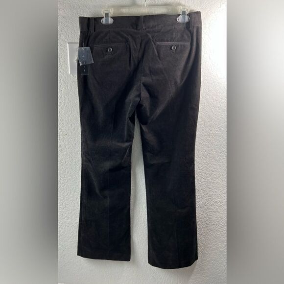 Theory Max C Corduroy Ebony Flare Pants - Picture 3 of 11
